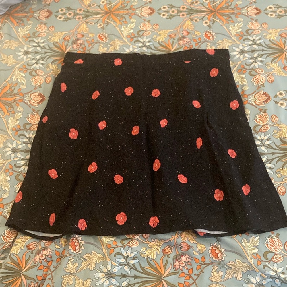 Fun floral mini skirt